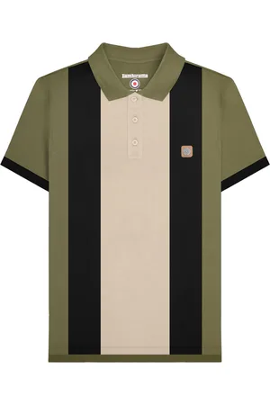Lambretta Poloshirt Verkleidet für Herren (Khakigrün)