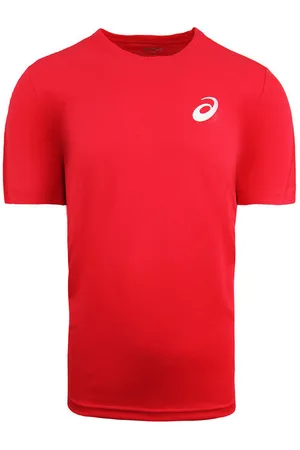 Asics Essentials Rotes Herren-T-Shirt