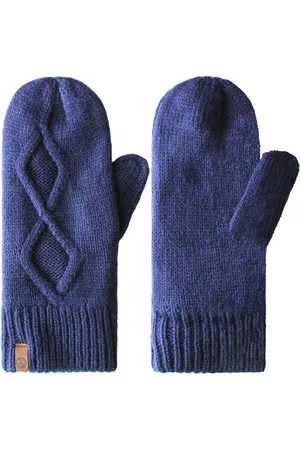Timberland Cable Mitten Damen Navy Handschuhe