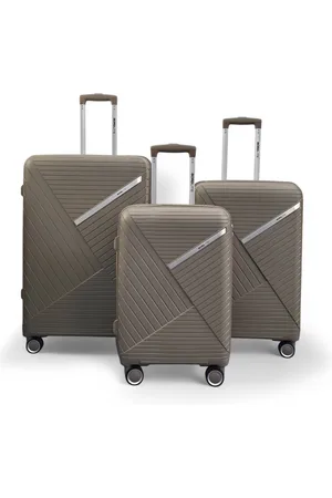Infinity Robustes PP Hartschalenkoffer 8 Rollen Reisegepäck Urlaub Koffer Set