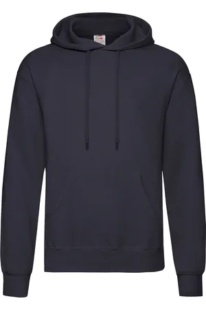 Fruit Of The Loom Herren Sweatshirt mit Kapuze / Hoodie (Deep Navy)