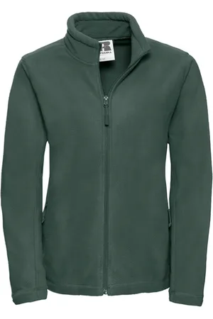 Russell Athletic Russell - Fleecejacke Durchgehender Reißverschluss für Damen - Für Außen (Flaschengrün)