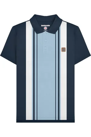 Lambretta "SS25" Poloshirt für Herren (Marineblau)