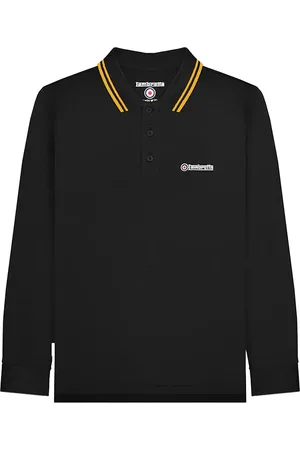 Lambretta Poloshirt Mit kontrastfarbenen Streifen für Herren Langärmlig