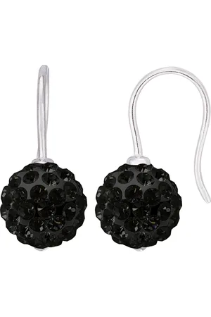 Diadema Ohrringe Black Night - Kristall Schwarz - Kollektion Crystal Pearl