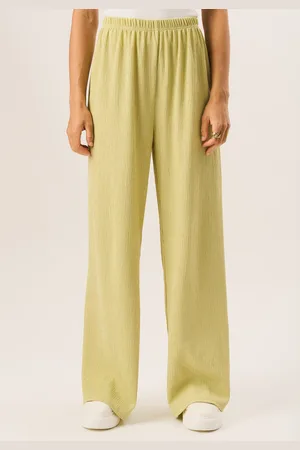Gini London Strukturierte Pull-On-Hose mit weitem Bein