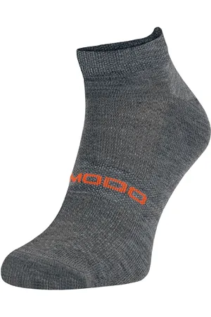 COMODO Unisex Merino Wool Running Socken | Leichte Sport Socken - Dunkelgrau