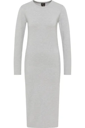 Dreimaster Strickkleid Damen Melange
