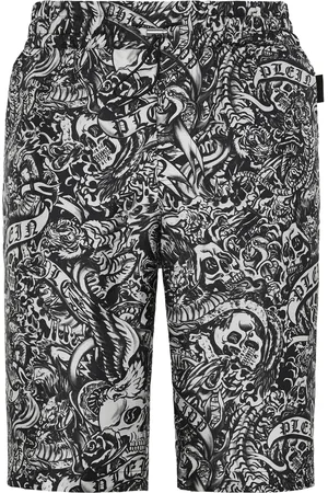 Philipp Plein Shorts Tattoo