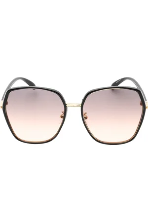 Guess GF0407 01B Glanzende schwarze Sonnenbrille