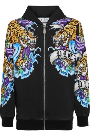 Philipp Plein Sweatjacke Mit Kapuze Tattoo