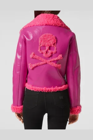 Philipp Plein Biker-Jacke Skull&Bones
