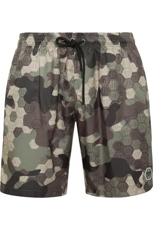 Philipp Plein Badehose Camouflage
