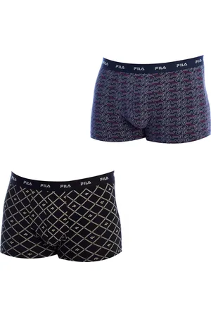 Fila 2er-Pack bedruckte Baumwoll-Boxershorts FU5289 für Herren
