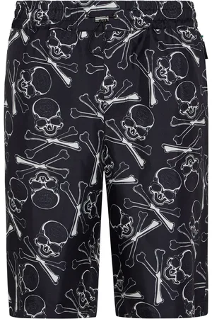 Philipp Plein Shorts Skull Bones
