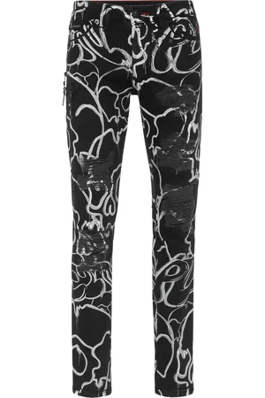 Philipp Plein Jeans Regular Fit Skull&Bones