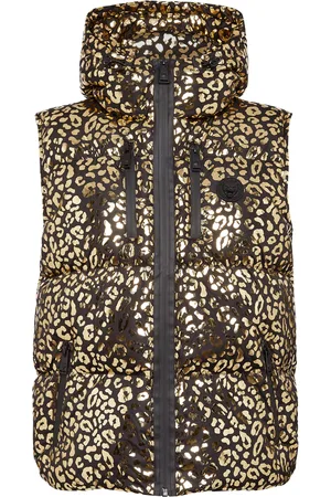 Philipp Plein Daunenweste Leopard