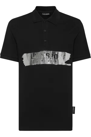 Philipp Plein Poloshirt Silver Brush
