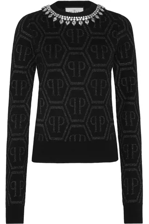 Philipp Plein Rundhalspullover Monogram