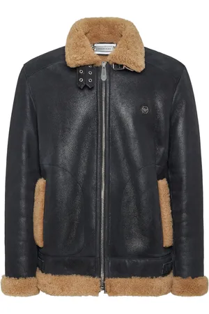 Philipp Plein Leder Biker-Jacke