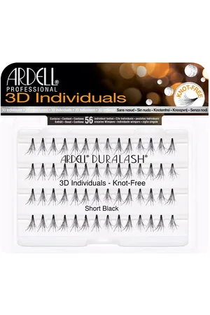 Ardell Pestañas Postizas 3d Individuales #short Black