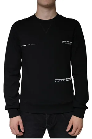 Dolce & Gabbana Pullover-Sweatshirt mit Rundhalsausschnitt und Logo-Print