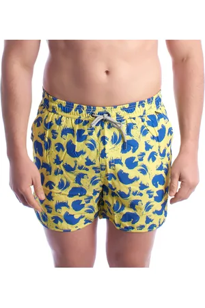 IN MY HOOD Bedruckte Badeshorts für Herren HS24MSW06