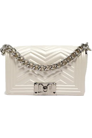 MARC ELLIS Handtasche WHITE AND SILVER