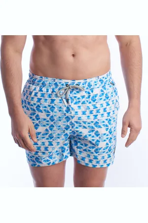 IN MY HOOD Bedruckte Badeshorts für Herren HS24MSW05