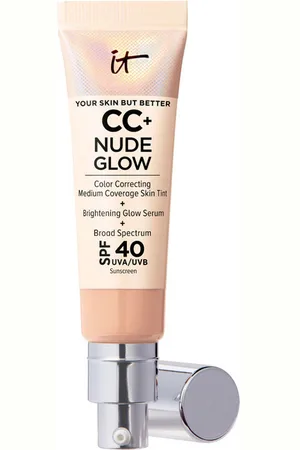 IT COSMETICS Cc+ Nude Glow Lightweight Foundation + Glow Serum Spf40 #neutral Medium 32 ml