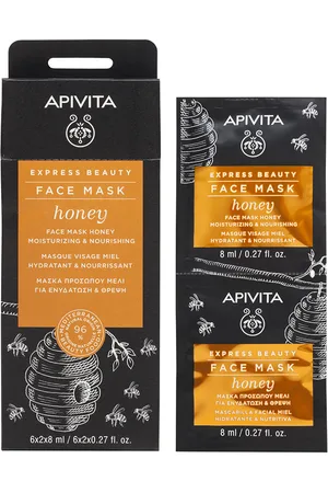 APIVITA Express Beauty Feuchtigkeitsspendende Und Nährende Gesichtsmaske Mit Honig 2 X 8 ml