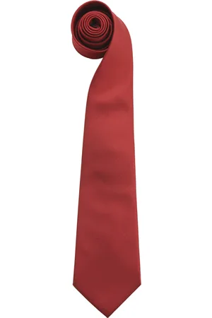 Premier Herren Clip-On-Krawatte, verschiedene Farben (2 Stück/Packung) (Burgunder)