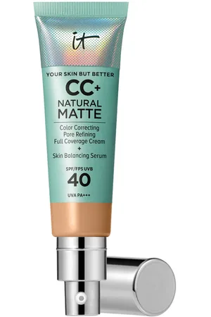 IT COSMETICS Cc+ Natural Matte Base De Maquillaje En Crema Spf40 #neutral Tan 32 ml