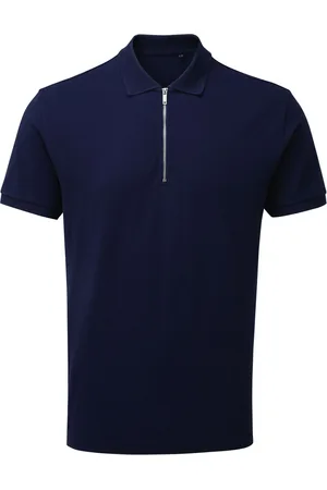 Asquith Herren-Zip-Poloshirt