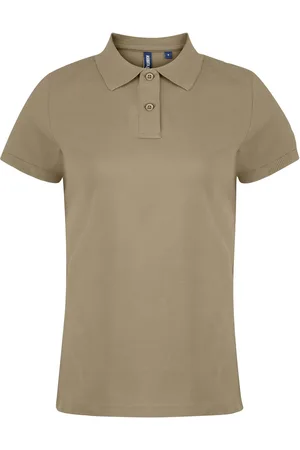 Asquith Unifarbenes Poloshirt - Damen