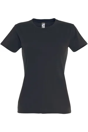 Sols Womens/Ladies Imperial Heavy Short Sleeve T-Shirt (Mausgrau)