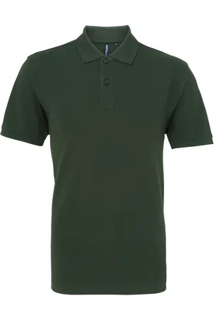 Asquith Herren-Poloshirt mit kurzen Ärmeln (Flasche)