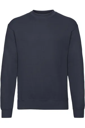 Fruit Of The Loom Sweatshirt Überschnittene Schulter für Herren (Marineblau)