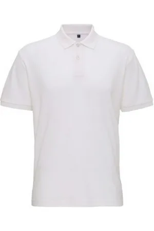 Asquith Herren-Super-Glattstrick-Poloshirt