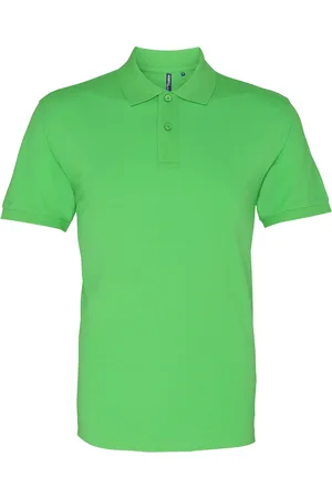 Asquith Herren Kurzarm-Poloshirt (Limette)
