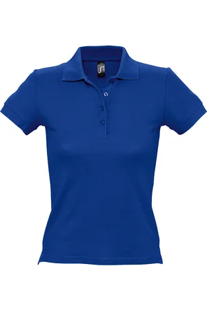 Sols PEOPLE Kurzärmeliges Polo-Shirt - Damen (Königsblau)
