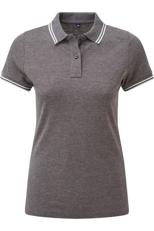 Asquith Womens/Ladies Classic Fit Tipped Polo ( /Weiß)