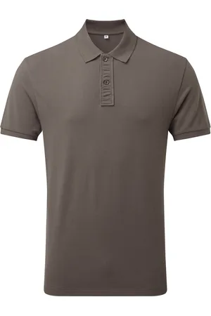 Asquith Herren Unendlichkeit Stretch Poloshirt (Schiefer)