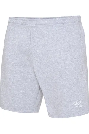 Umbro Herren Club Freizeit Shorts (Grau meliert/Weiß)
