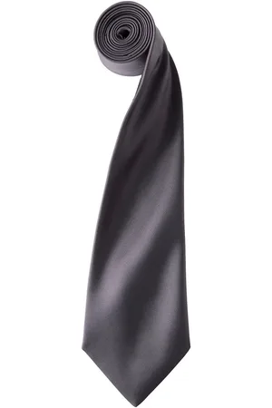 Premier "Colours" Krawatte für Herren/Damen Unisex (Dunkelgrau)