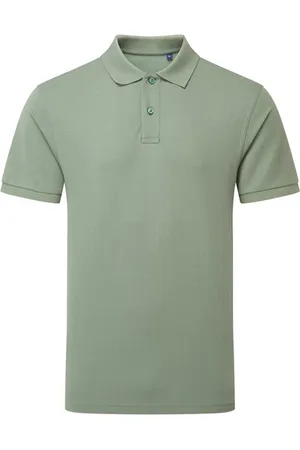 Asquith Herren Polo-Shirt, Kurzarm (Farngrün)