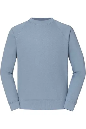 Fruit Of The Loom "Classic" Sweatshirt für Herren/Damen Unisex Raglanärmel (Graublau)