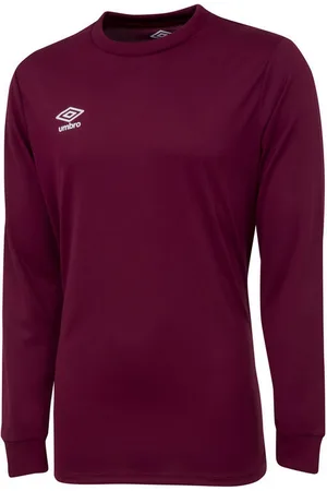 Umbro "Club" Trikot für Herren Langärmlig (Weinrot)