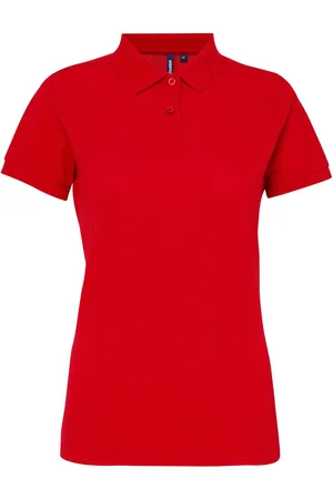 Asquith Polo-Shirt mit kurzen Ärmeln - Damen (Leuchtend )