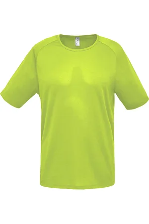 Sols Mens Sporty Short Sleeve Performance T-Shirt (Apfelgrün)
